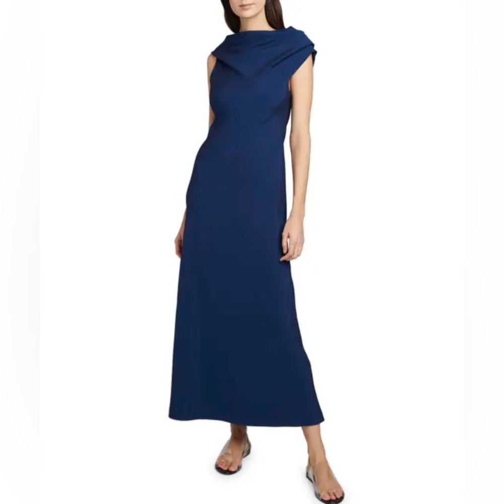 The Row NWT Uma silk/satin Dress in French Blue size 2